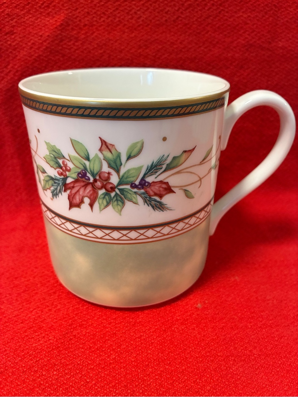 Fitz and Floyd Classic Choices Winter Holiday Mug Christmas